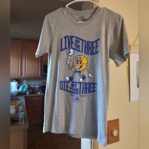 Golden State Warriors 'Live by the Three, Die by the Three' tee